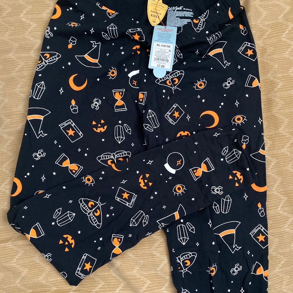 NWT Girls Leggings - Halloween Cat & Jack